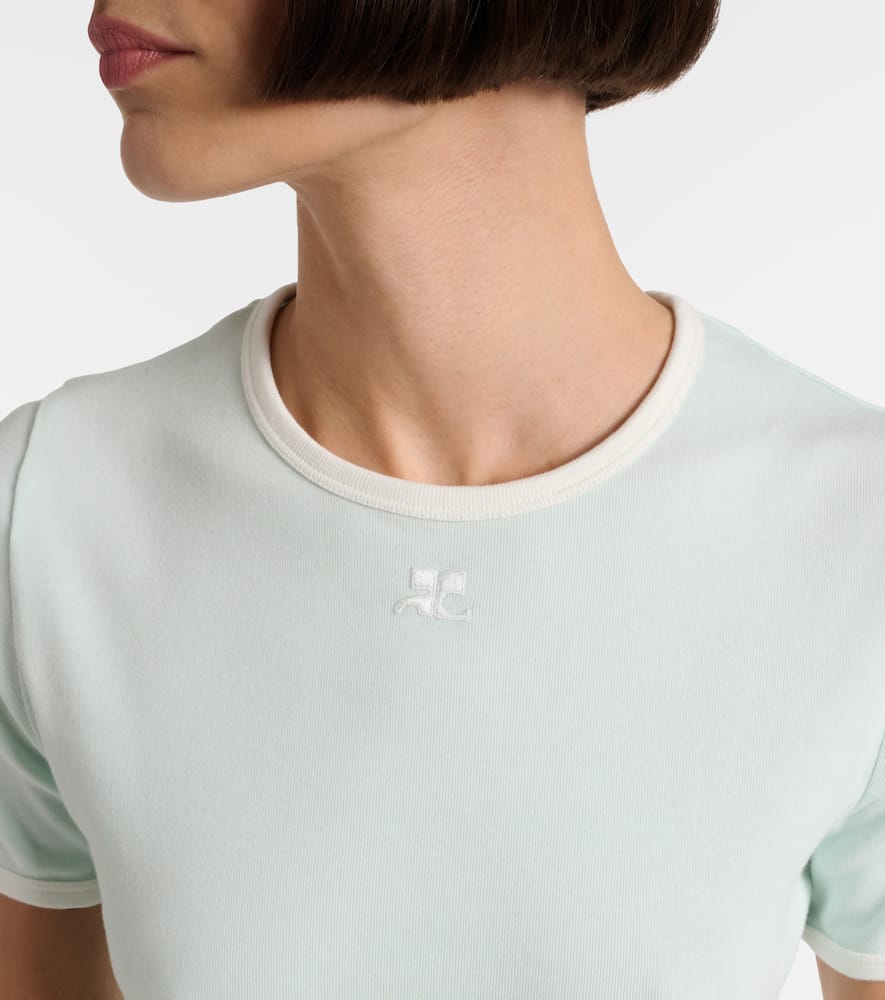Courrèges Signature logo cotton T-shirt
