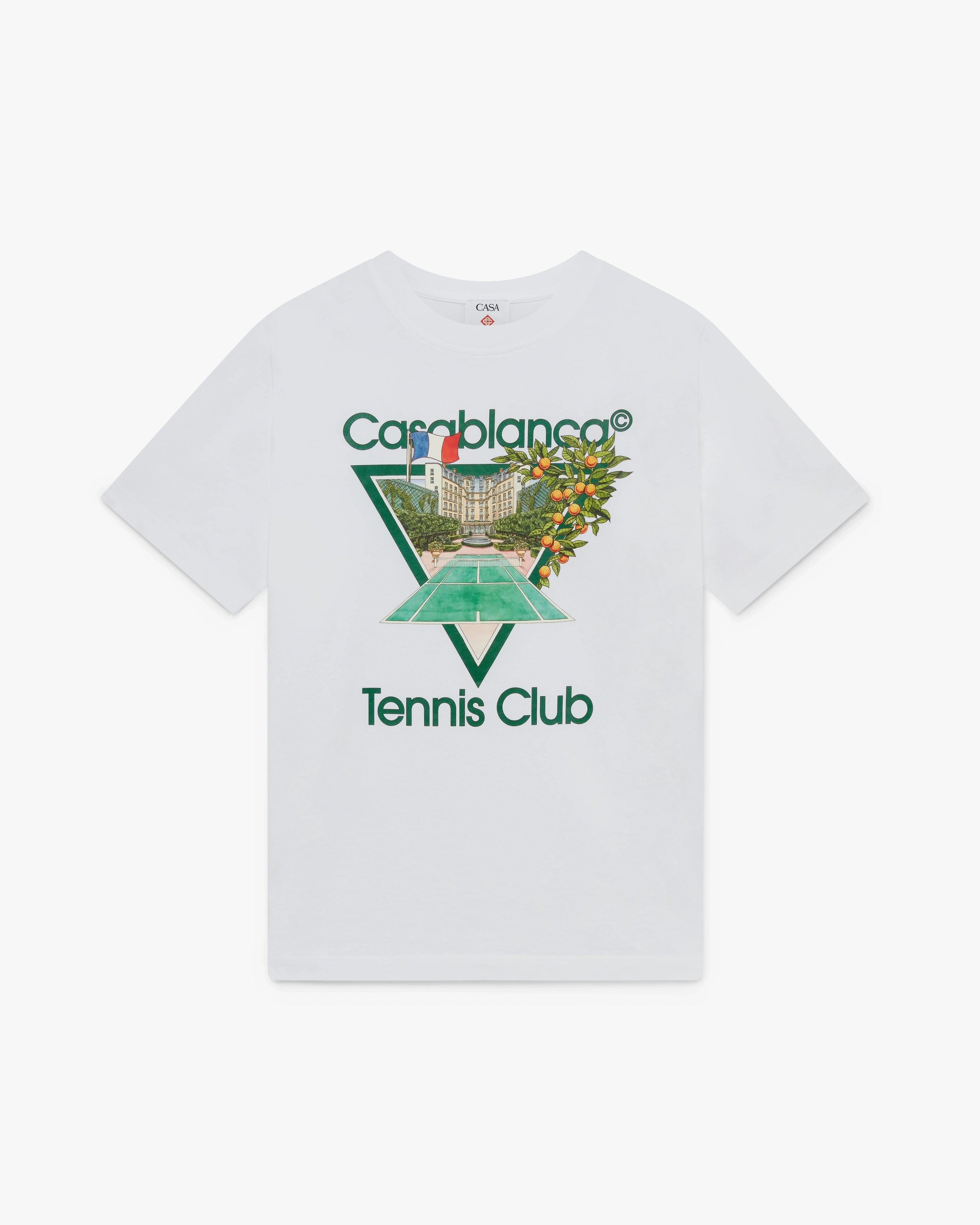 White Tennis Club Icon Short Sleeve T-Shirt