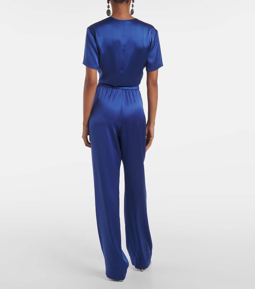 New Sahel silk straight pants