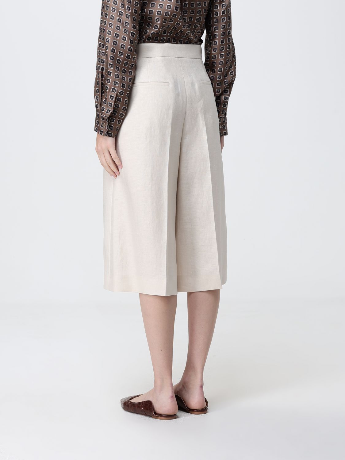 Shorts Woman color Beige