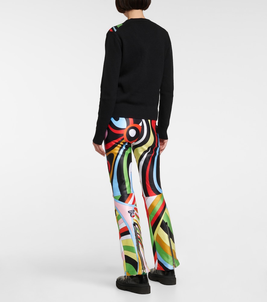 X Fusalp intarsia wool sweater