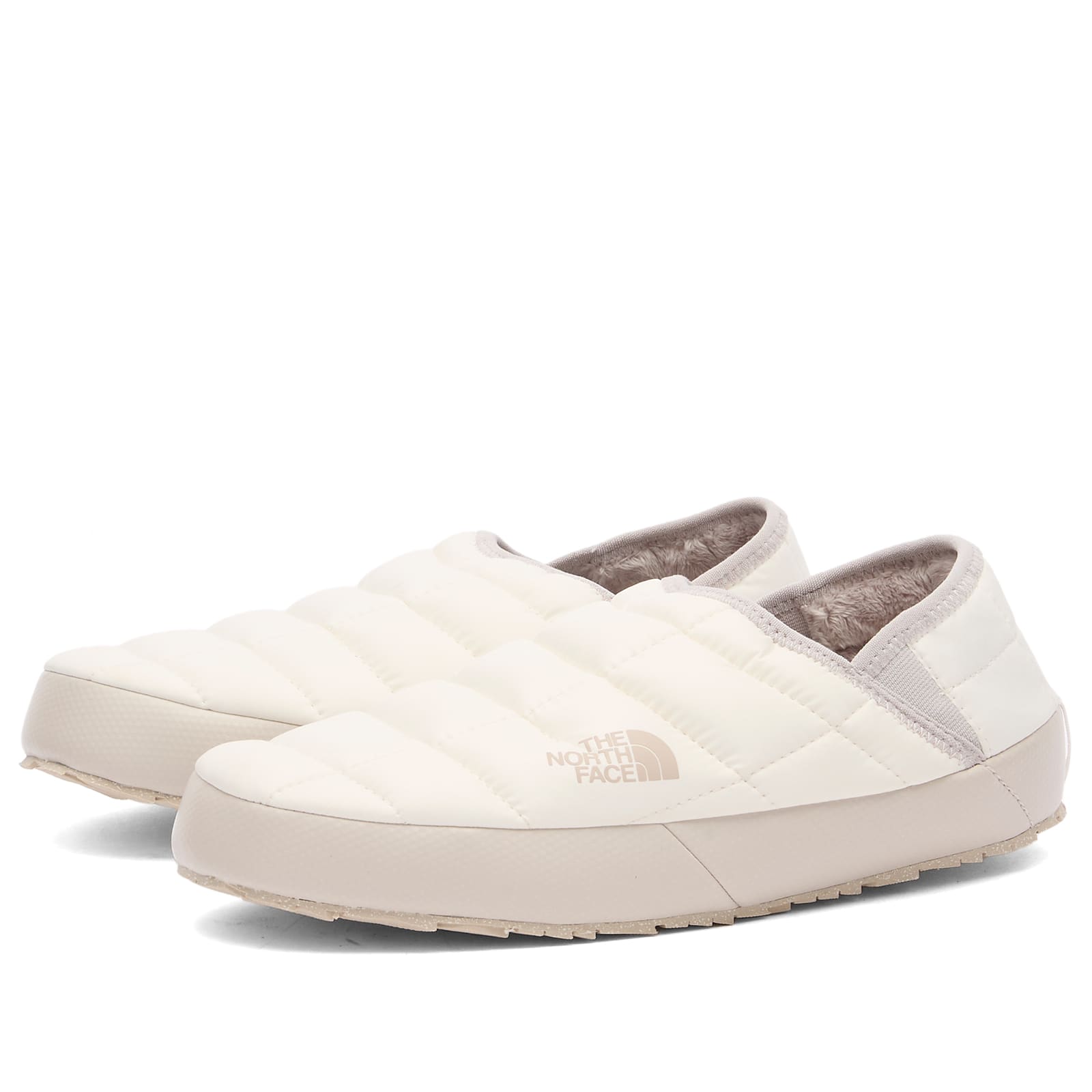 Women's Thermoball Traction Mule in Gardenia White/Silver Grey