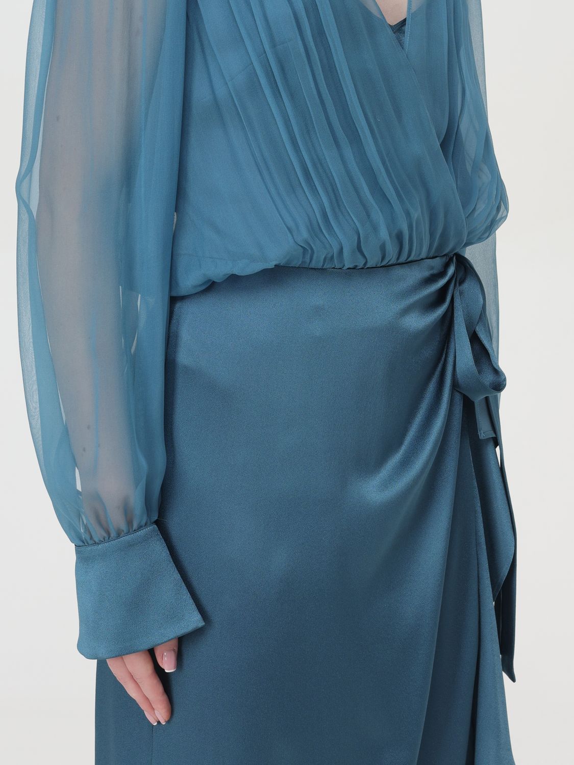 Dress Woman color Teal