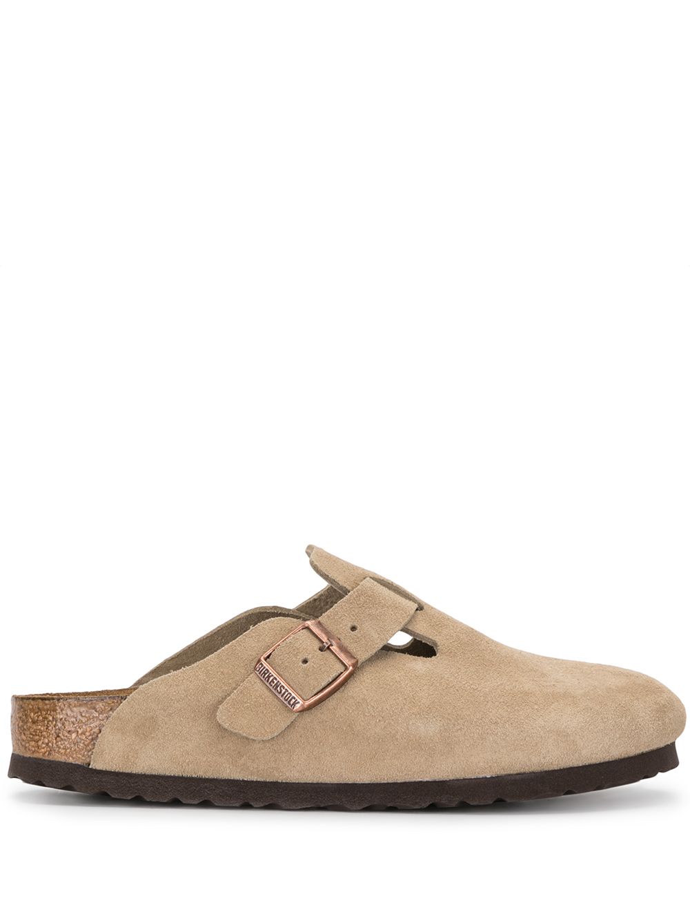 Boston suede clogs - Neutrals