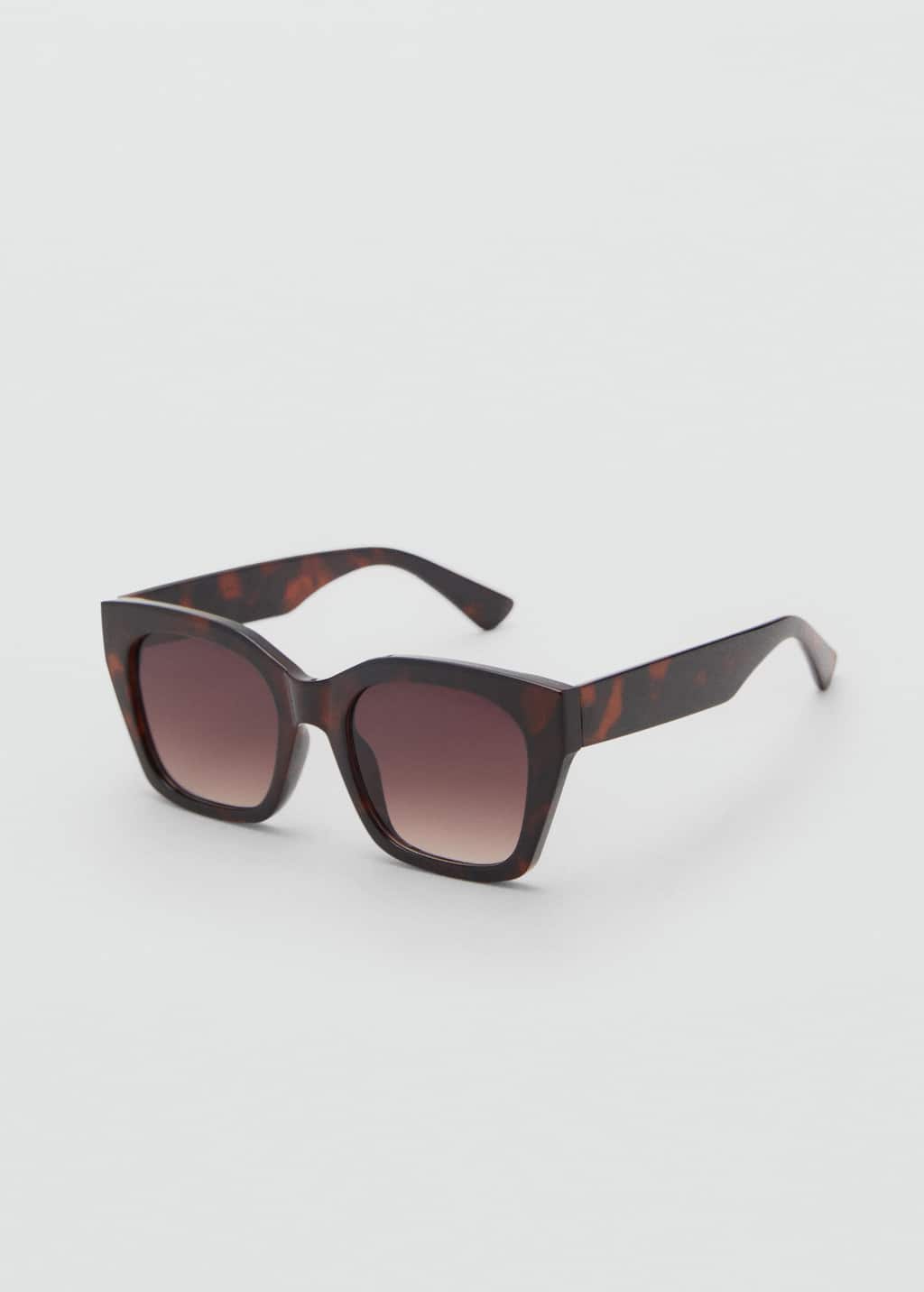 Squared frame sunglasses chocolate - Woman - One size - 
