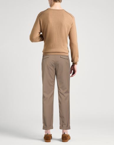 Man Pants Khaki Size 36 Polyester, Wool, Elastane