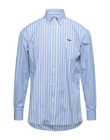 Man Shirt Slate blue Size 3XL Cotton
