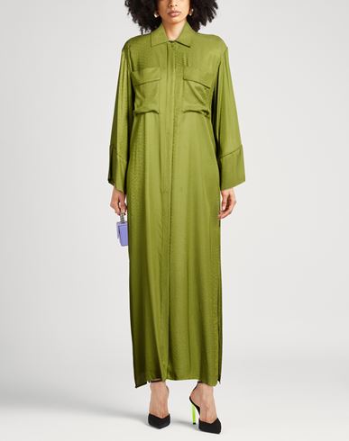 Woman Maxi dress Lime green Size 6 Viscose