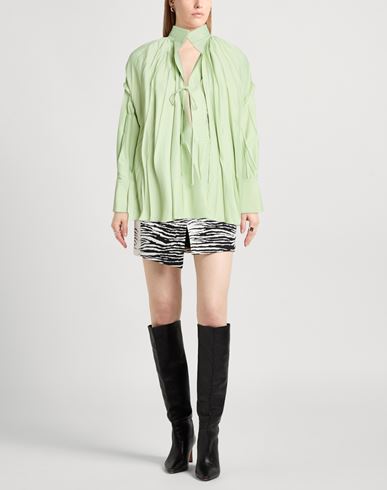Woman Top Lime green Size M Viscose, Elastane