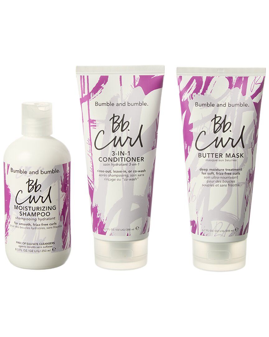 3Pc Curl Moisturizing Shampoo & Conditioner & Mask