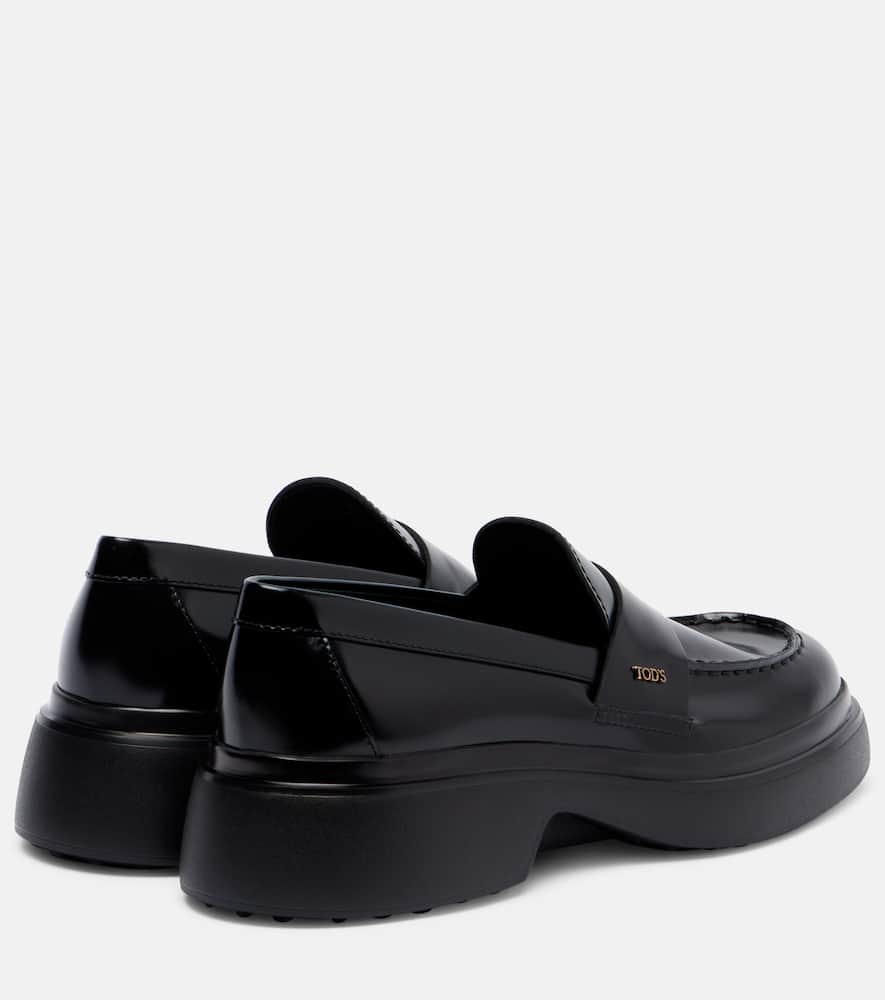 Leather loafers