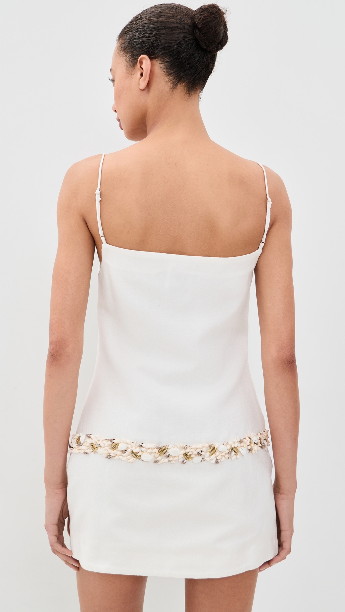 Shell Mini Dress Ivory