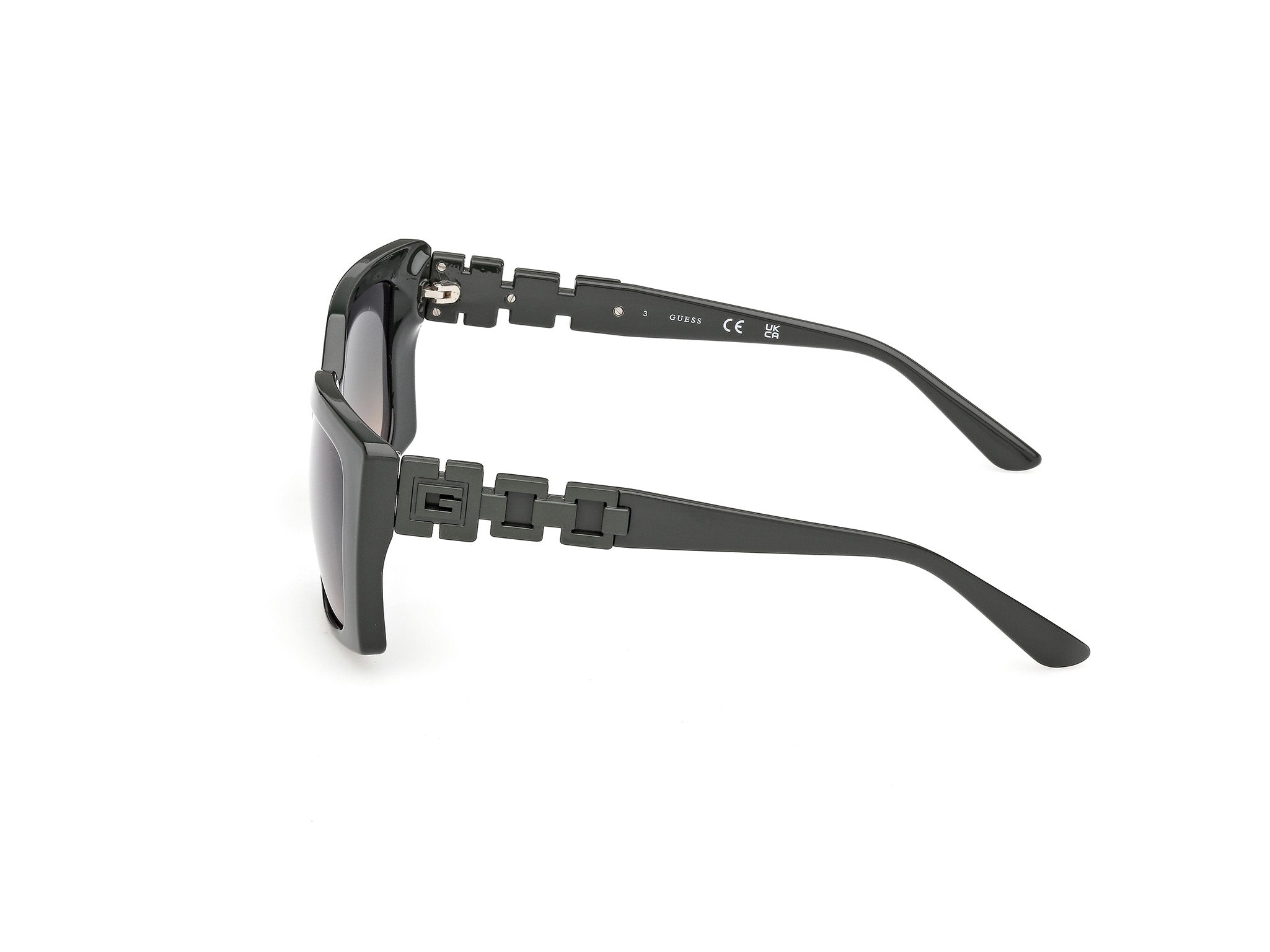 Guess Mujer Guess GU00265-H 96P Gafas de sol Inyectado Verde Verde Cuadrada Norma