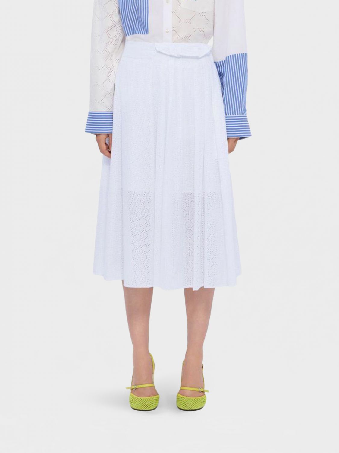 Skirt Woman color Ivory