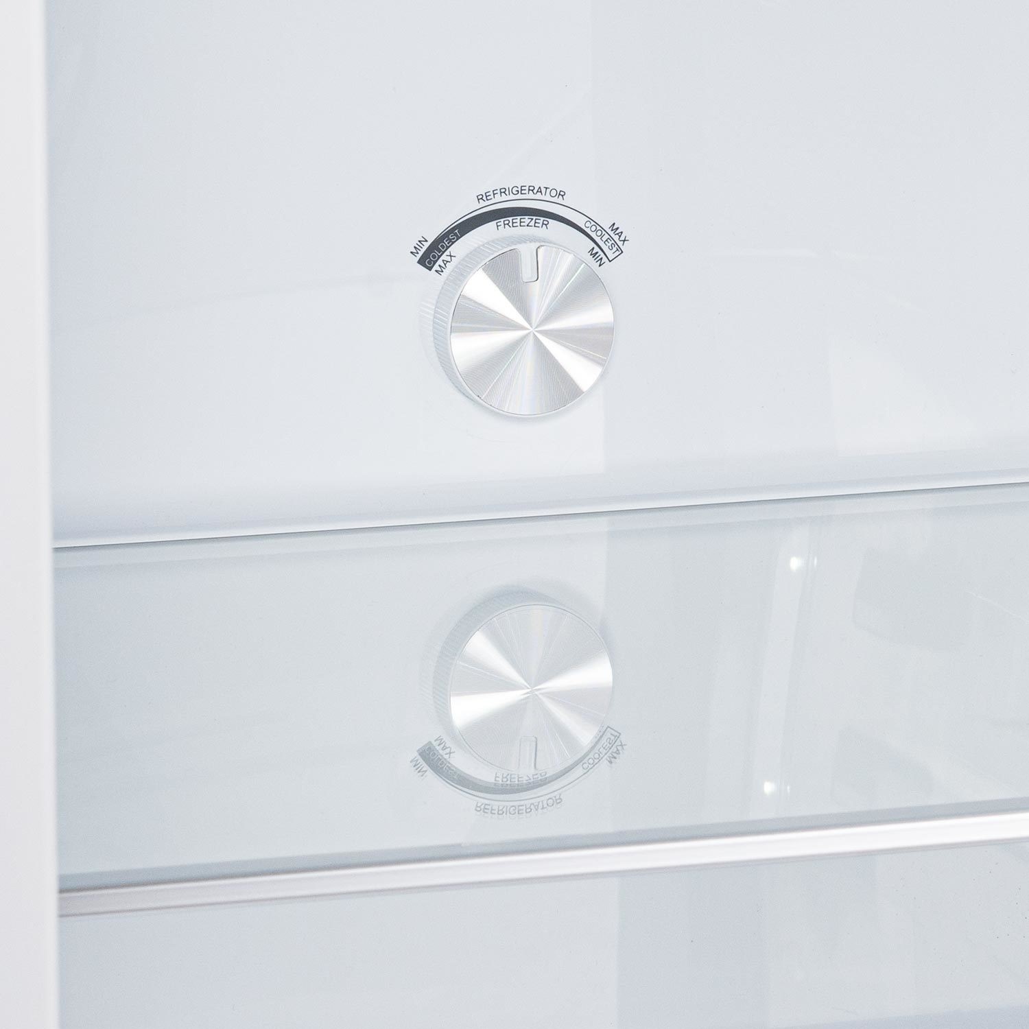 ElectriQ 282 Litre Fridge Freezer - Total No Frost in Stainless Stee