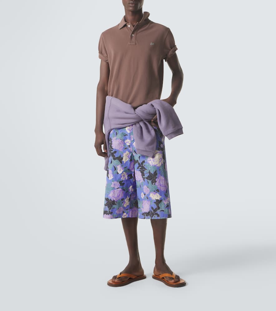 Cotton piqué polo shirt