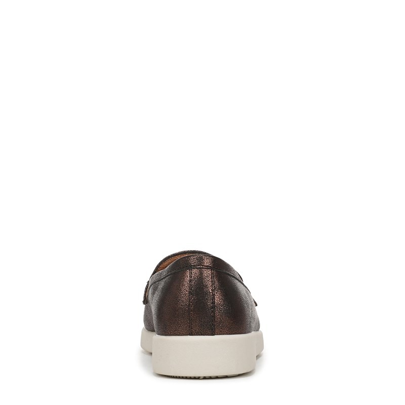 Isla Bit Loafer Shoes, Dark Bronze Faux Leather