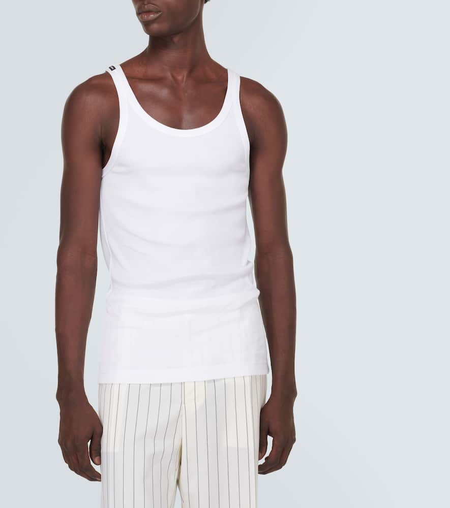 Cotton jersey tank top