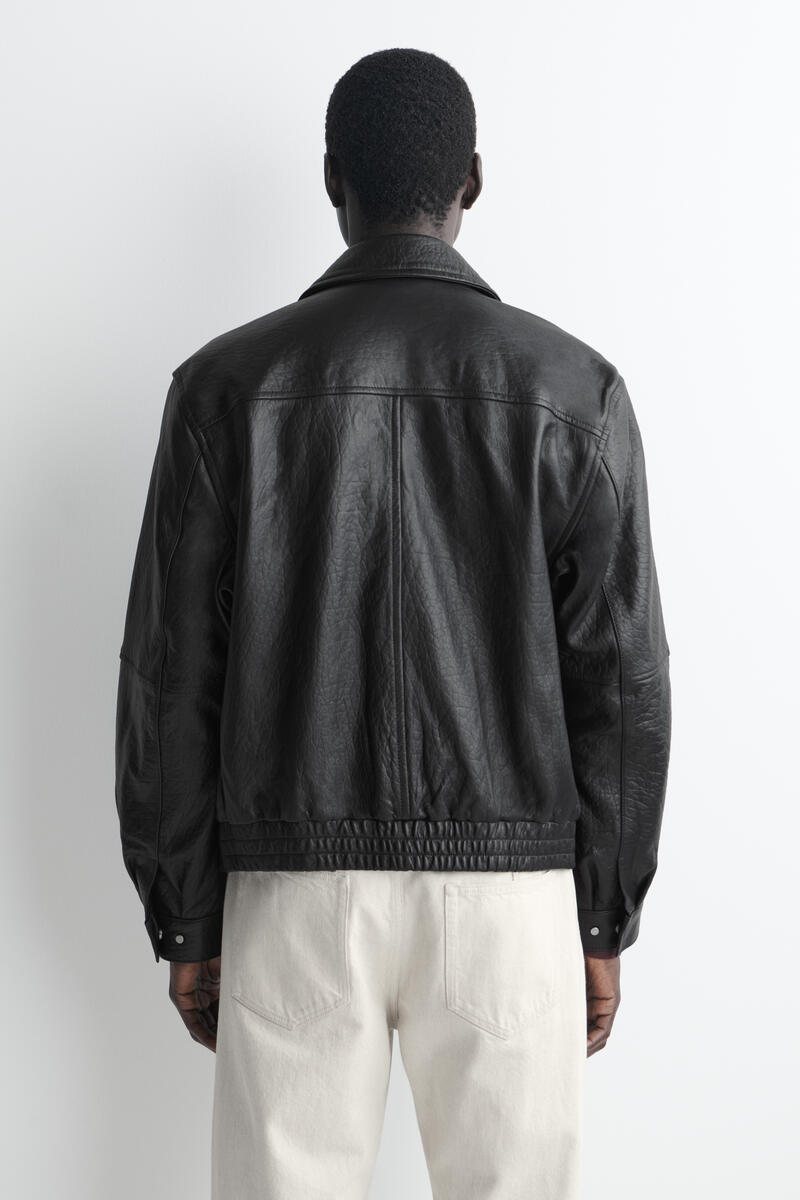Leather Flight Jacket