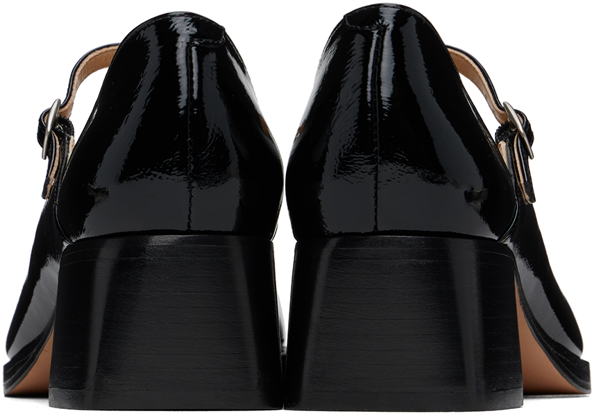 A.P.C. Black Jade Mary Jane Heels