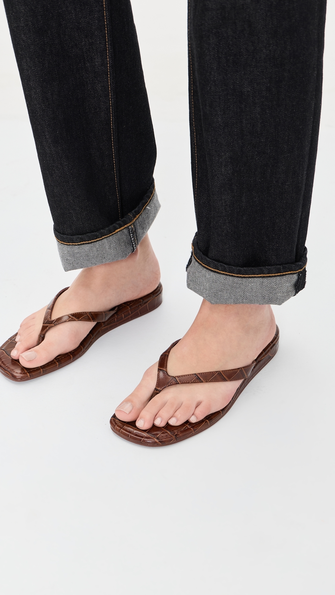 Lina Elevated Flip Flops Espresso