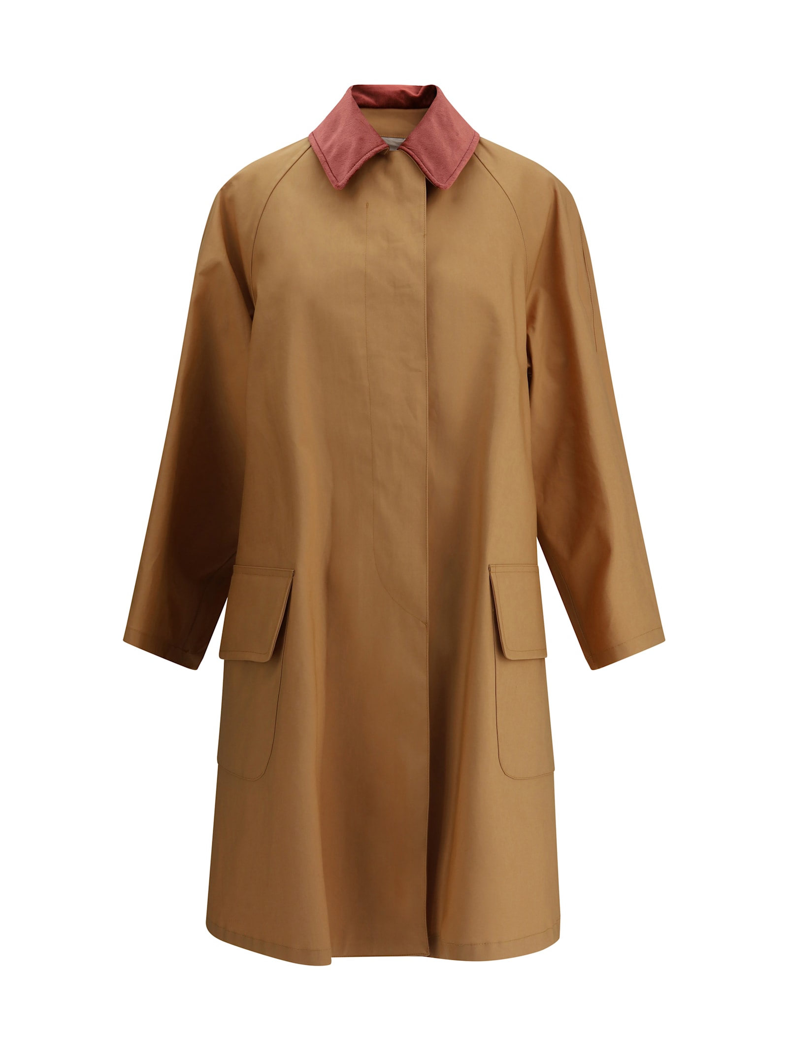 Peach Cotton Overcoat
