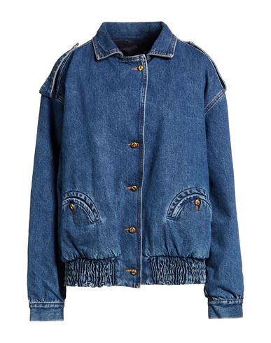 Blazé Milano Woman Denim outerwear Blue Size 0 Cotton