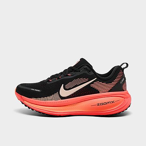 Women's Vomero 18 Running Shoes in Black/Washed Coral/Hot Lava