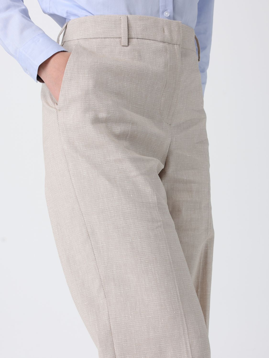 Pants Woman color Beige
