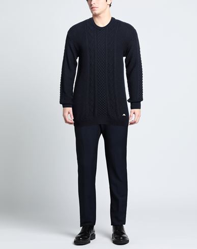 Robe Di Kappa Man Sweater Midnight blue Size S Wool, Acrylic