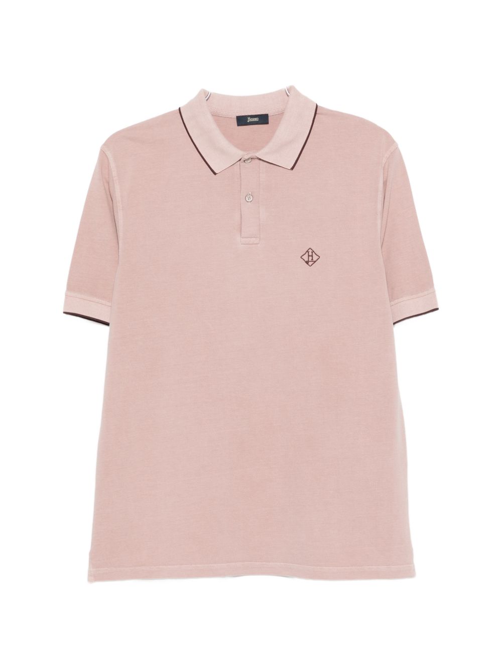 Logo cotton polo shirt