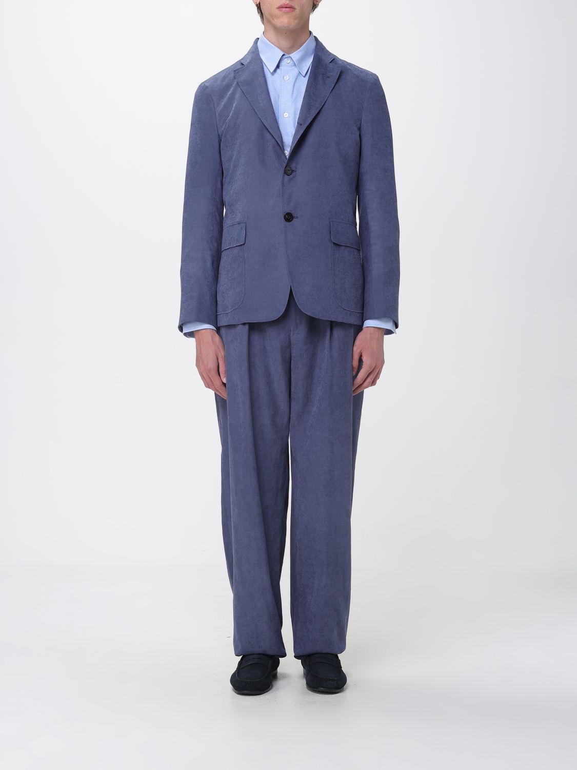 Suit Men color Blue