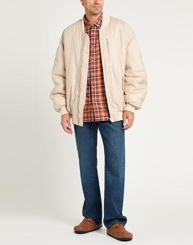 Man Jacket Ivory Size L Cotton