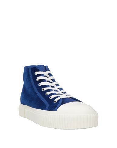 Man Sneakers Bright blue Size 13 Textile fibers, Rubber