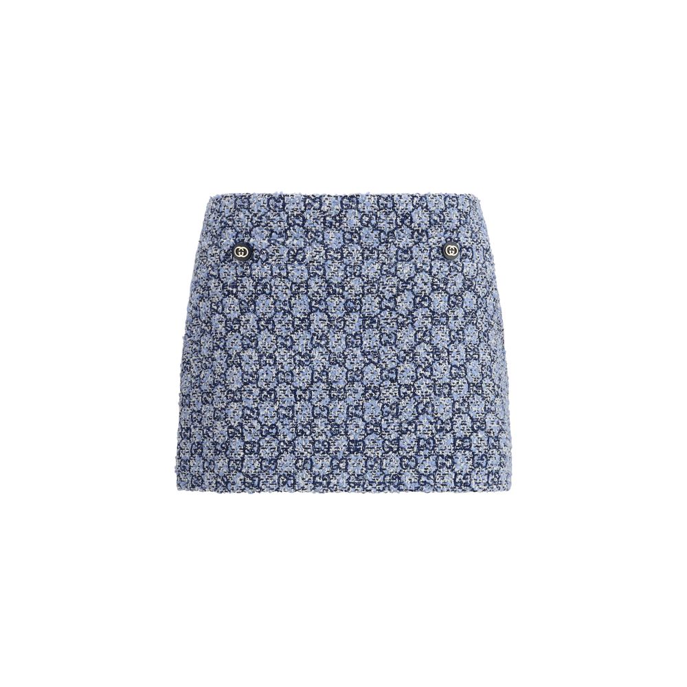 GG Mini Skirt — Blue