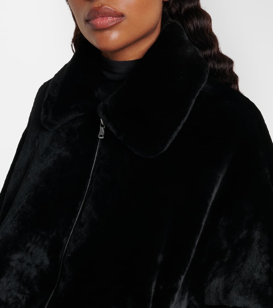 Plush shearling jacket