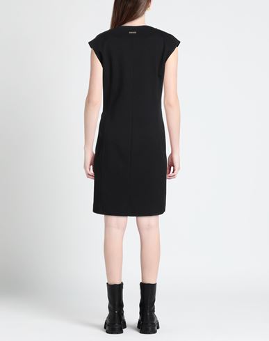 Woman Mini dress Black Size 8 Polyester, Viscose, Elastane