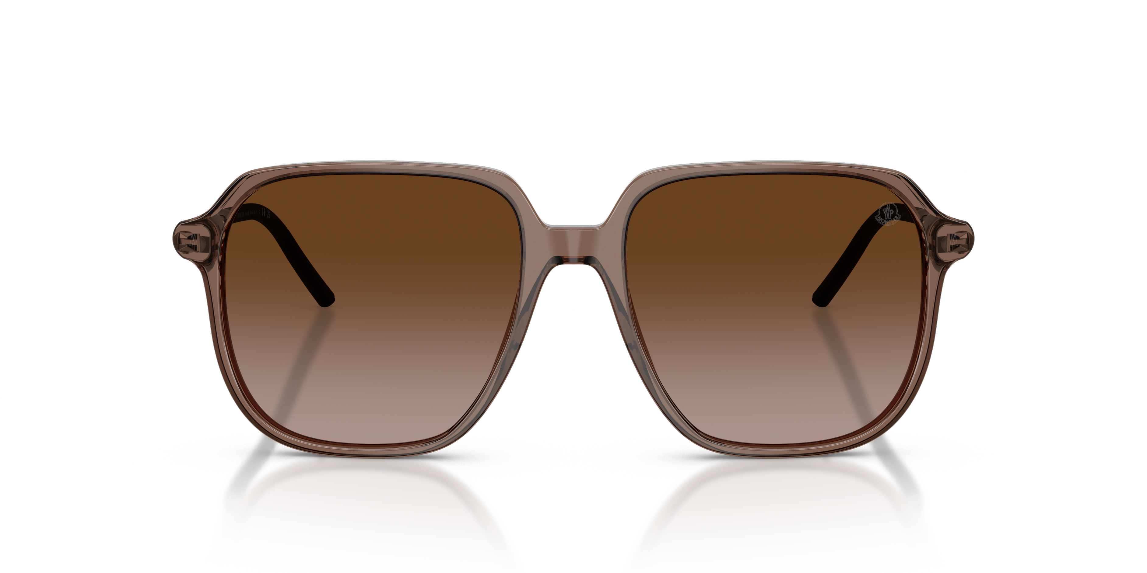 Moncler Unisex Moncler ME6010 CYLIN 301813 Sunglasses Acetate Brown Brown Pilot Normal Nuanced