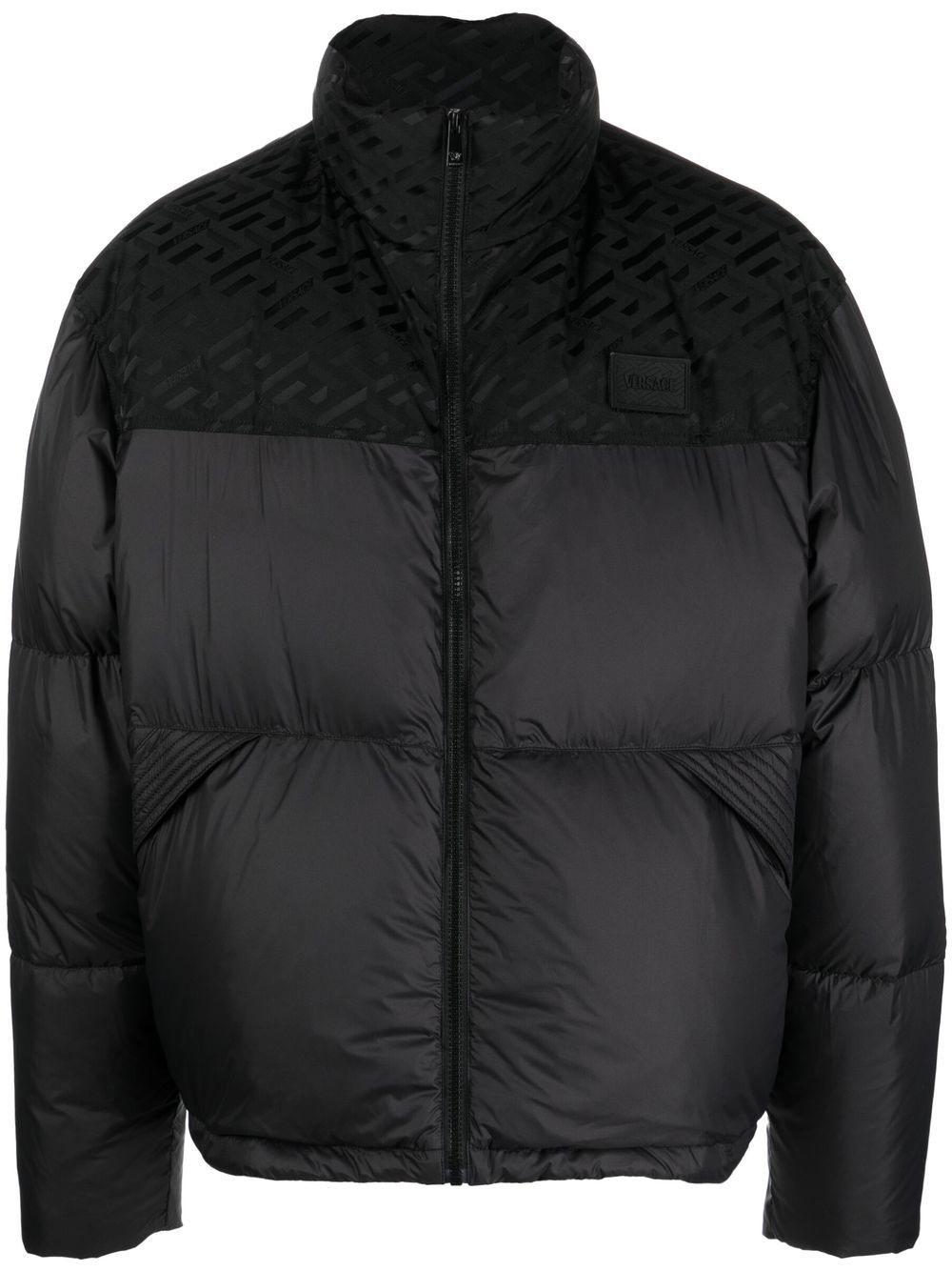 Zip-fastening padded jacket - Black
