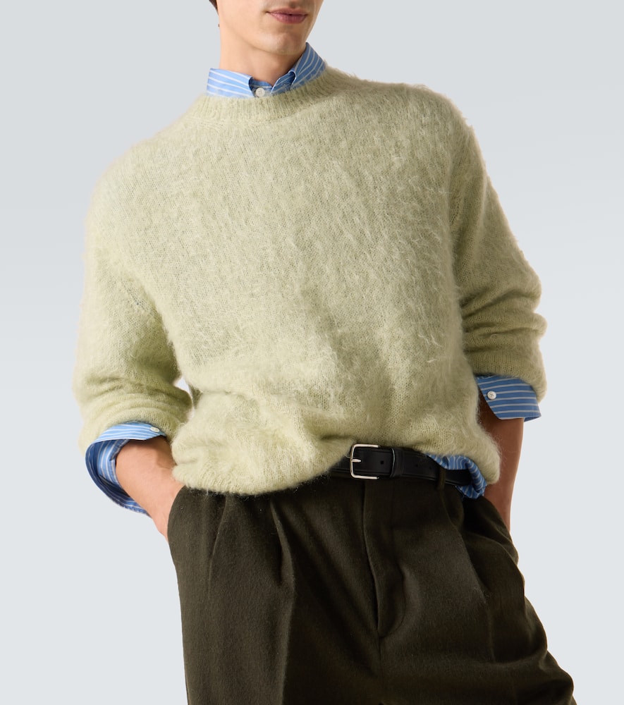 Mohair and wool sweater