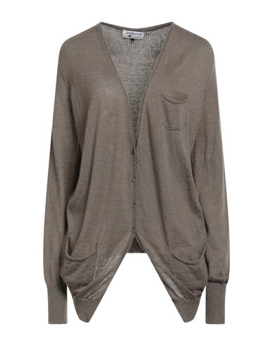 Woman Cardigan Khaki Size S Polyamide, Mohair wool
