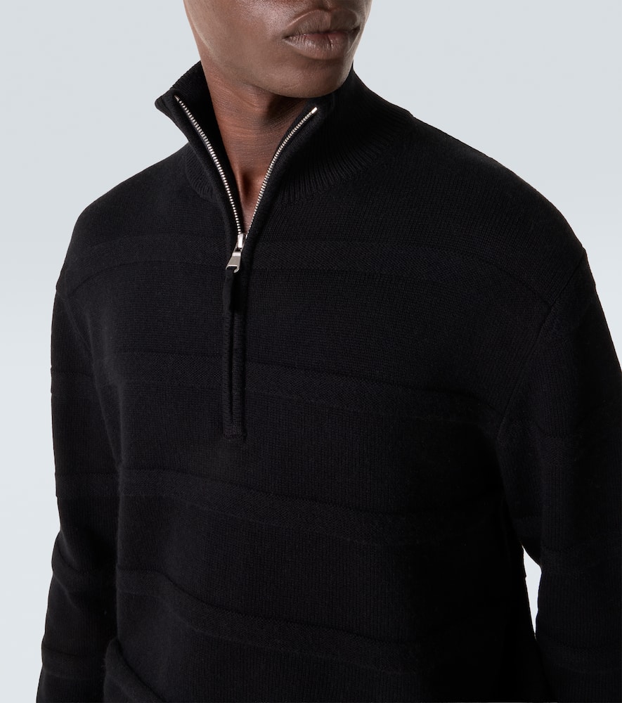Cotton and cashmere turtleneck sweater