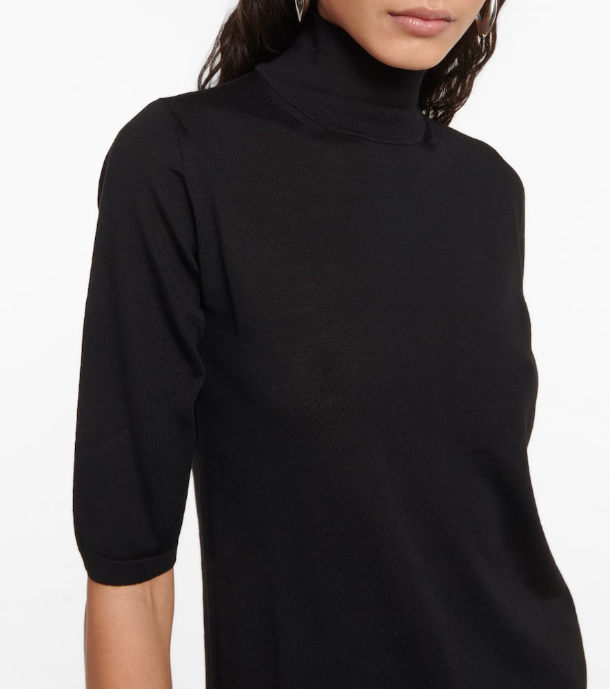 Ciriaco virgin wool turtleneck top