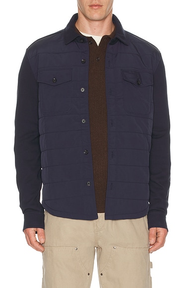 Who Decides War by Ev Bravado Atom Sweatpant in Multi in Aviator Navy - Grey. L also in M, S, XL/1X