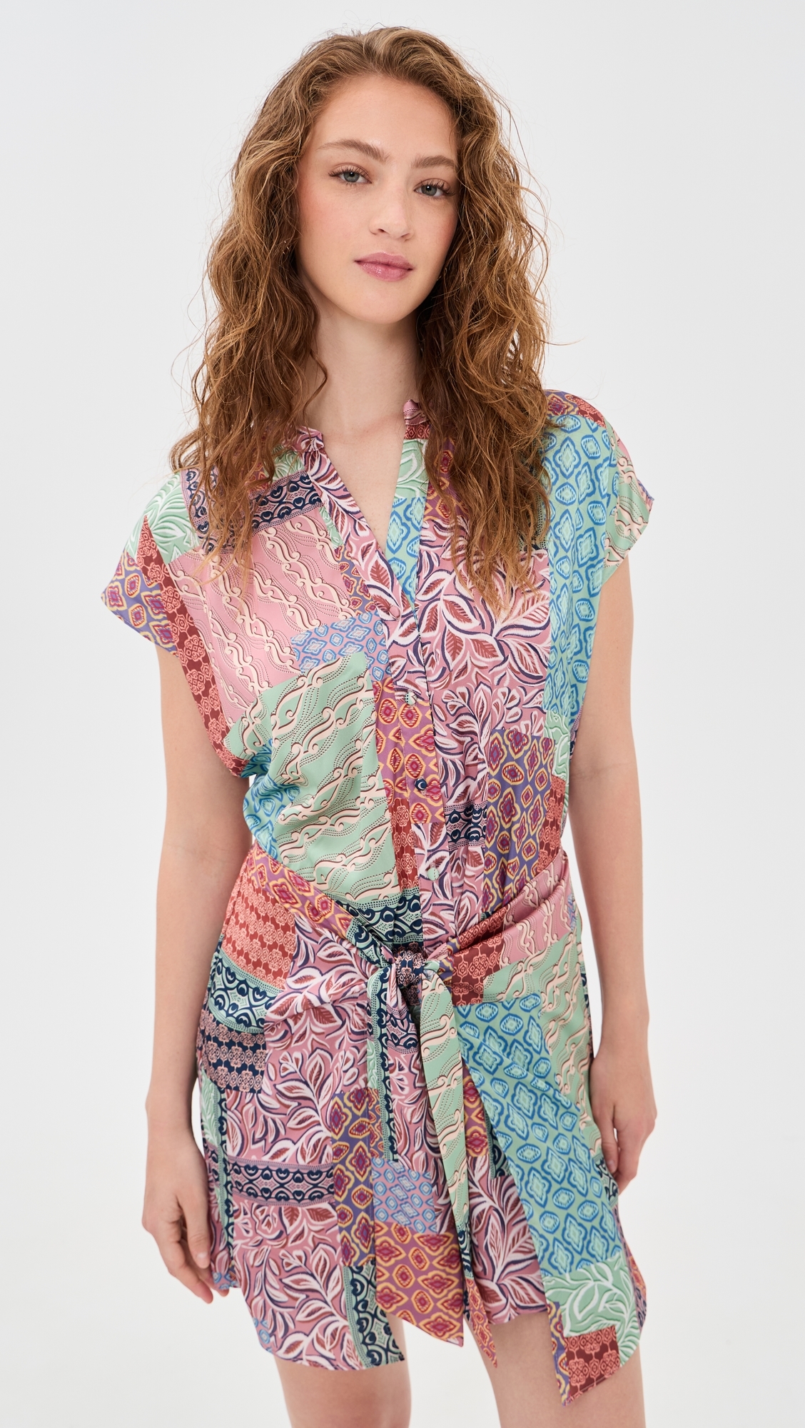 Mika Dress Oasis Patchwork