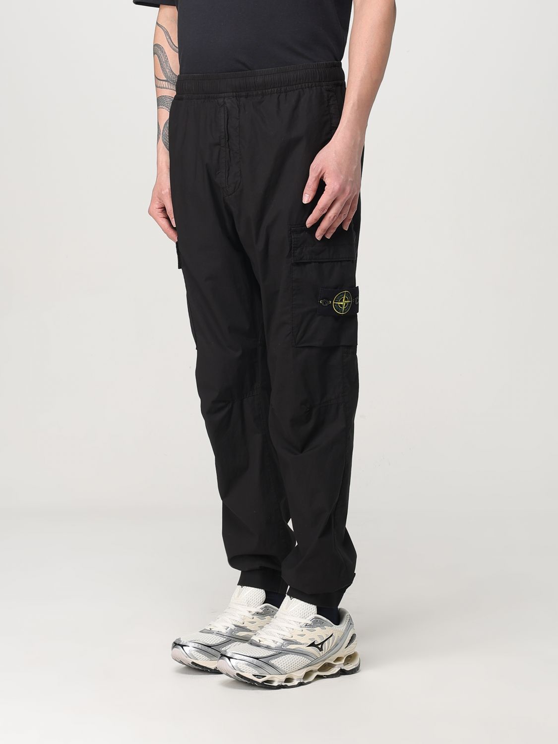 Pants STONE ISLAND Men color Black
