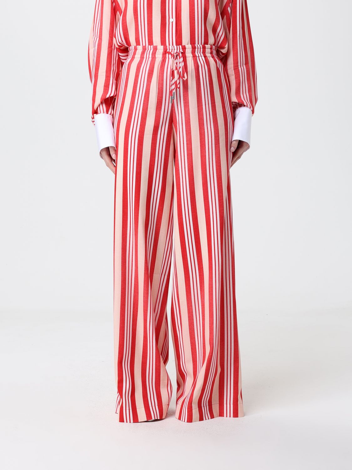 Pants Woman color Red