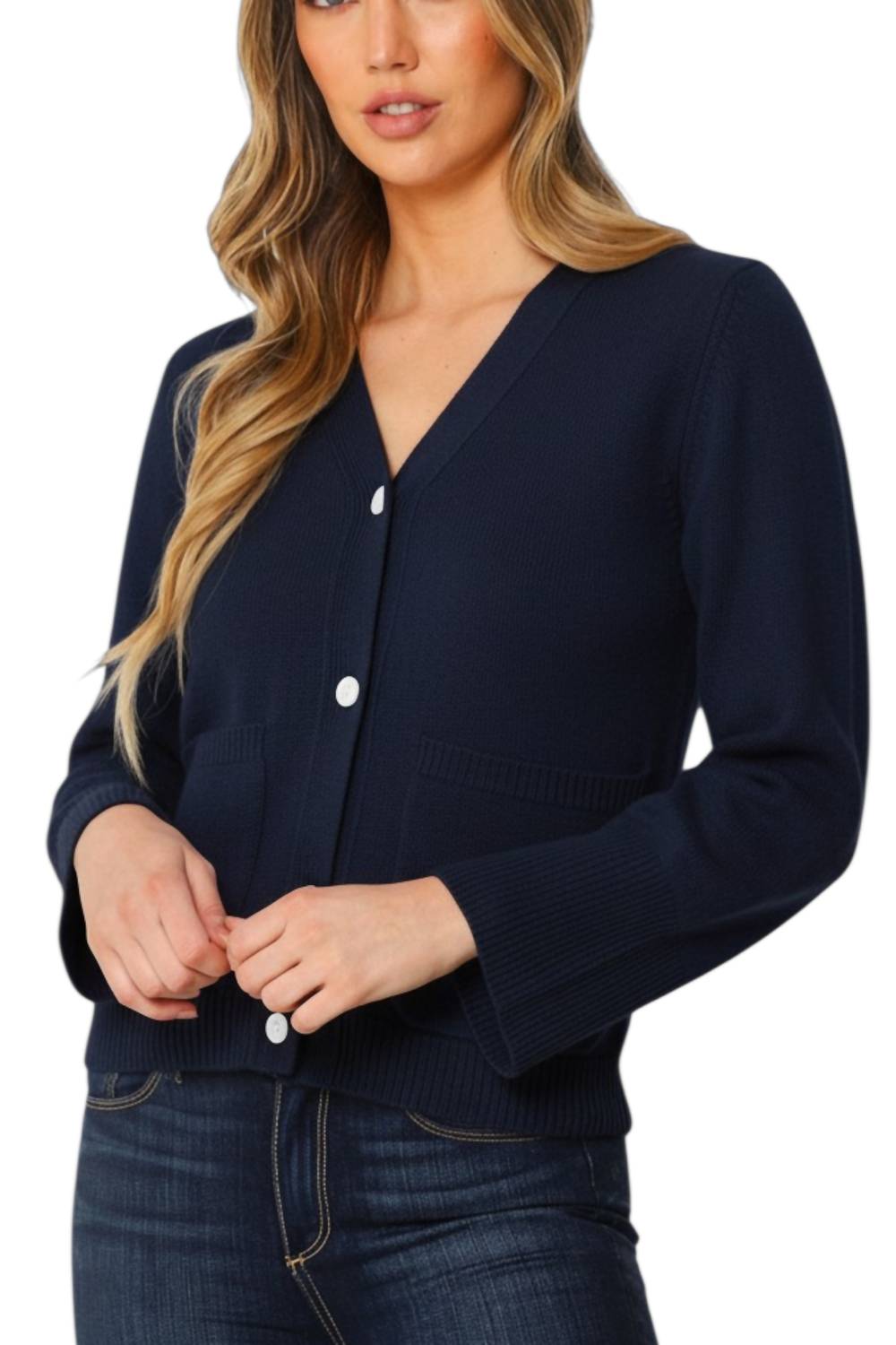 Women's Matilda Cardigan In Dark Sapphire