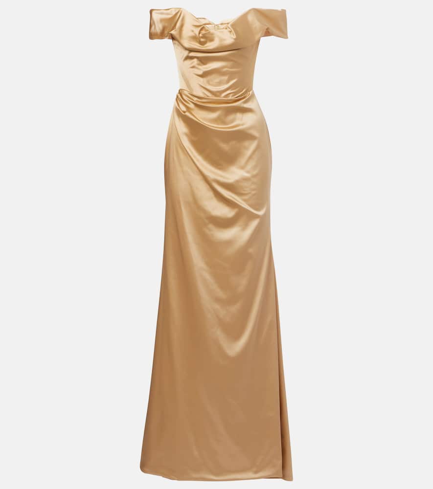 Nova Cora satin corset gown
