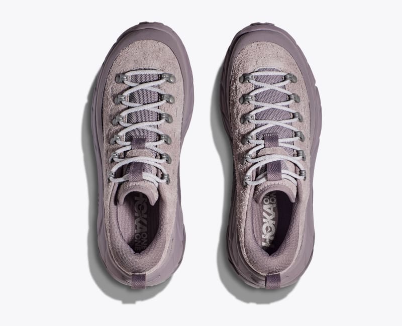 HOKA Elite Terrain System Tor Summit Shoes in Astral/Astral
